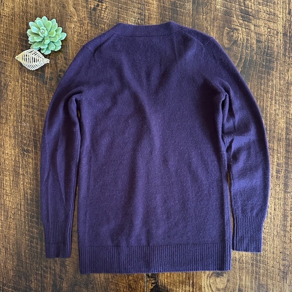 C by Bloomingdale’s Cashmere | 100% 2-Ply Cashmere Grandfather Cardigan, Size M - Picture 3 of 5